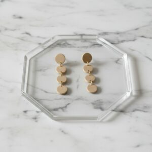 pendientes largos de arcilla modelo Tallo minimalistas By Pendula