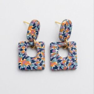pendientes Daphne azules